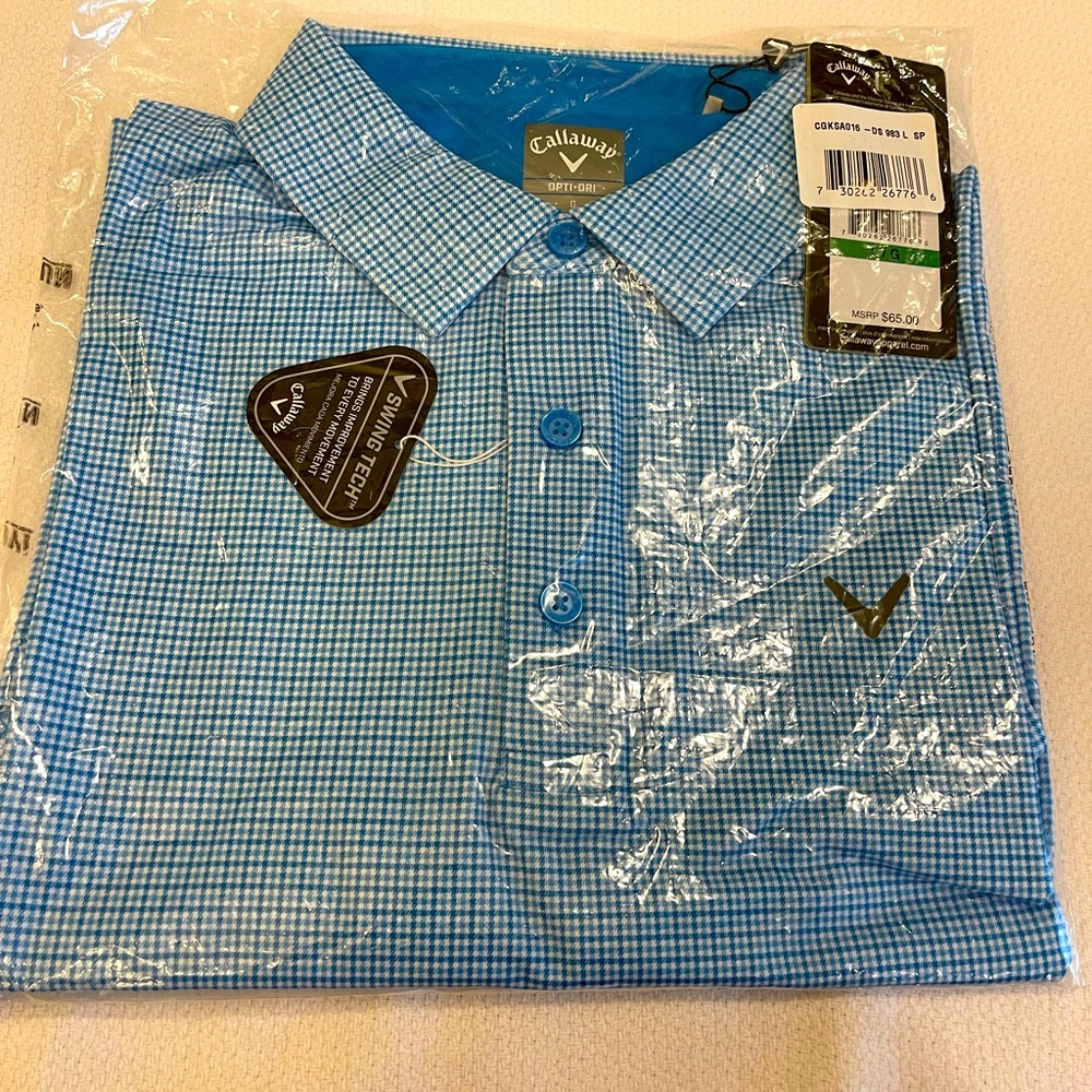 Mens Callaway Golf shirt size large! Brand new!